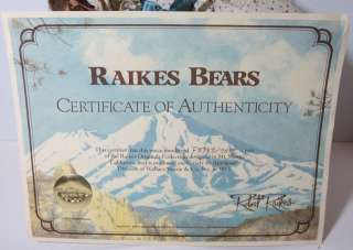 Signed ROBERT RAIKES CHELSEA Limited Teddy Bear Plush  