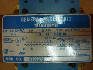 General Electric Transformer 9T58B72 #25817  