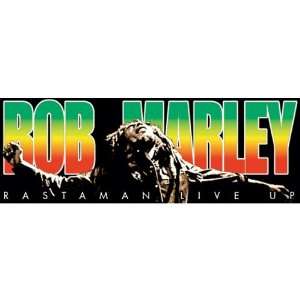  Bob Marley   Rectangle Decal   Sticker Automotive