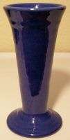 BAUER POTTERY RING WARE VERY RARE COBALT BUD VASE  