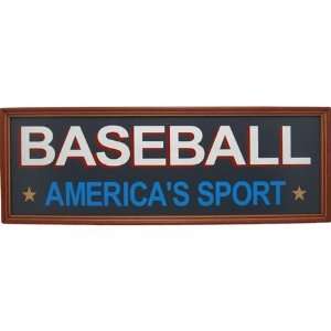  Baseball Americas Sport Sign
