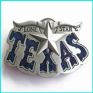  New Lone Star State Texas Longhorn Belt Buckle WT 026BL 