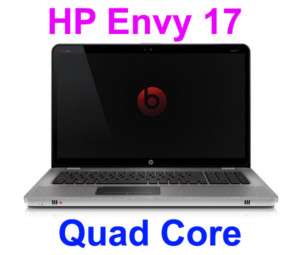 New HP Envy 17 Laptop Notebook Quad Core 8GB Blu Ray i7  