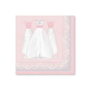    The Wedding Party Pink Lunch Napkin