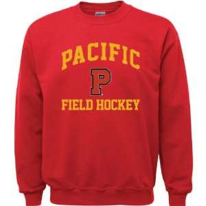  Pacific Boxers Red Youth Field Hockey Arch Crewneck 