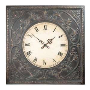   Iron Wall Clock Old World European Style Square