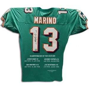   Dolphins Autographed and Embroidered Stats Jersey