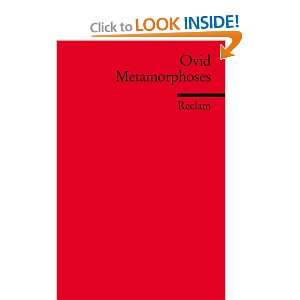  Metamorphoses (9783150197813) Ovid Books