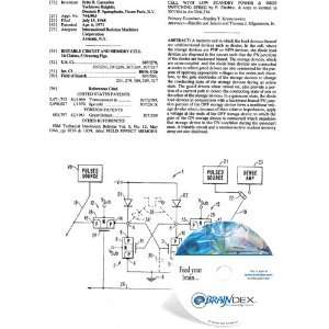  NEW Patent CD for BISTABLE CIRCUIT AND MEMORY CELL 