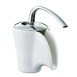 KOHLER K 11010 0 Vas Ceramic Faucet, White