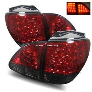  98 00 Lexus RX300 LED Tail Lights   JDM Red Smoke 