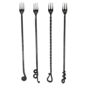  Fondue Forks, Set of 4 Service Ware