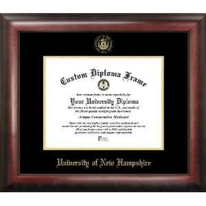University of New Hampshire Gold Embossed Diploma Frame  