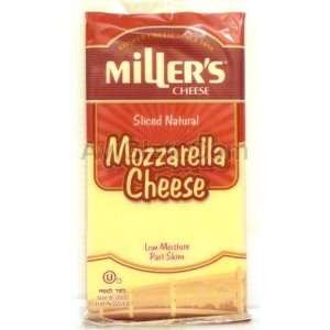 Millers Sliced Natural Mozzarella Cheese 6 oz  Grocery 