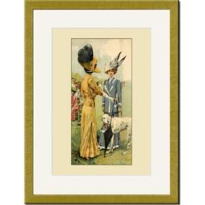   Gold Framed/Matted Print 17x23, The Winged Hat