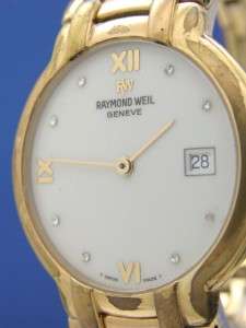Mans Raymond Weil Geneve Gold GP Watch (54075)  