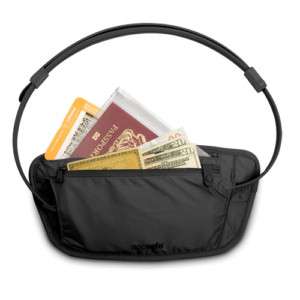 PacSafe CoverSafe 100 Travel Waist Wallet Money Pouch  