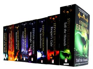 Steven Erikson 8 Books Set Malazan Book of the Fallen  