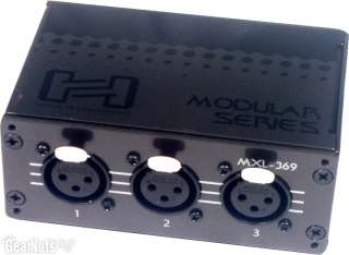 Hosa MXL 369 (3 Pt Modular XLR Patchbay)  