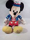 2009 Disney Mickey Mouse 20  holiday sailor plush toy doll 