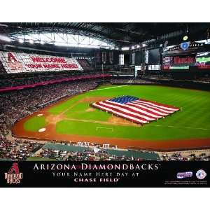  Personalized Arizona Diamondbacks Stadium Print Sports 
