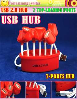 100% Nuevo 7 ports USB hub, USB 2.0  