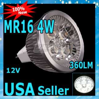   Pure White MR16 12V 360LM Energy Saving LED Light Bulb Spot Lamp Bulb