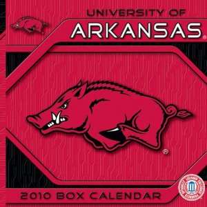 Arkansas Razorbacks 2010 Box Calendar