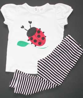 61. H&M (Size 18 Months)   white tee with red/black/green glitter 