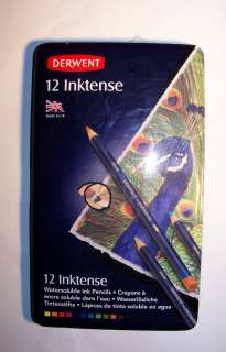 Brand New Art Drawing Supplies Derwent Inktense Pencil Set Of 12 