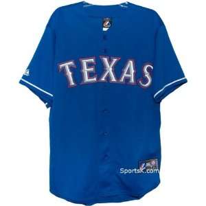  Texas Rangers Alternate Blue Jersey