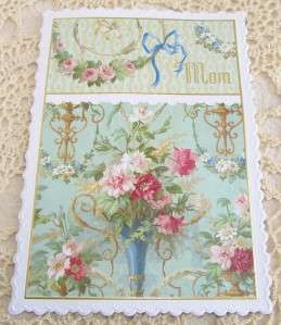 Carol Wilson Mothers Day Card Vintage Floral Victorian Style CG1546 