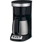  Compact Programmable Coffee Maker 10 Cup Thermal Carafe (Black