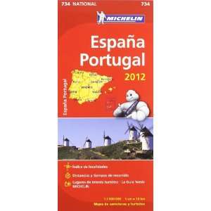  ESPAÚA PORTUGAL (734) MAPA *12*.MICHELIN (9782067171404 