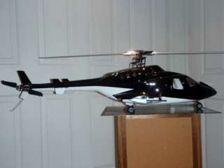 RC Midnigt Black AirWolf 500 9ch RTF Large Scale Helicopter Retracts 