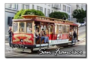 Cable Car   San Francisco SF Souvenir Fridge Magnet #1  