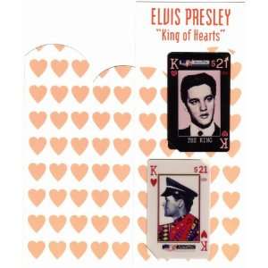   Phone Card $21. Elvis Presley King of Hearts (With USA) 2 Card Set