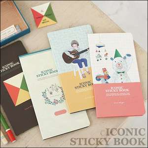   STICKY BOOK_Memo it Post it Pad Note (240Sheets / 8 Various Design