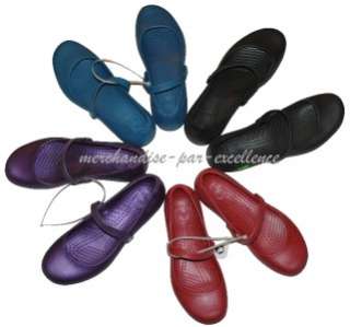  CROCS ALICE Mary Janes womens FLATS Blue Red Purple Black Shoes  