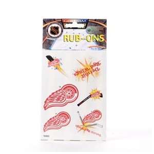 SALE Detroit Red Wings Rub Ons SALE Toys & Games
