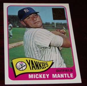 1996 Topps Mickey Mantle Reprint 1965 Topps #350 *MM  