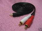 3m 10ft hd 1 to 2 rca subwoofer av cable