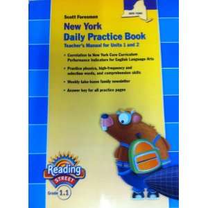  New York Daily Practice Book Teachers Manual for Unit 1 