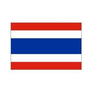  Thailand Flag 5ft x 8ft Nylon Patio, Lawn & Garden