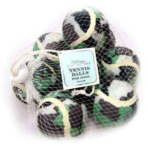   Couture 3638C Small Camo Tennis Balls for Dogs   8 Pack