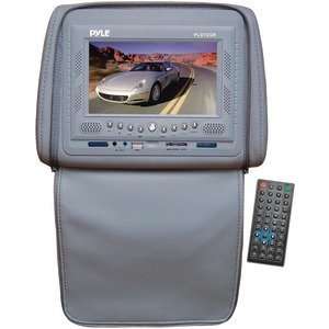  New High Quality PYLE PLD72GR 7 HEADREST MONITOR WITH DVD 