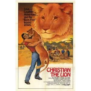  Christian the Lion (1976) 27 x 40 Movie Poster Style A 