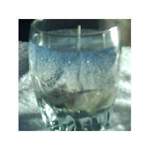  Glass Tumbler Seashell Gel Candle