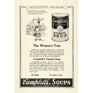  1922 Ad Campbell Canned Food Parade Dinner Meal Condensed 
