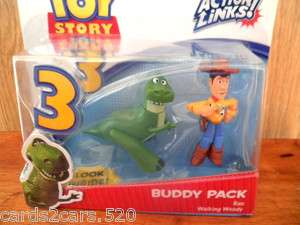 Toy Story 3 Buddy Pack Rex Walking Woody Figures  